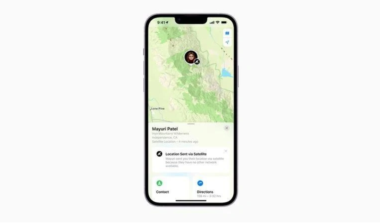 茂名苹果14维修分享iPhone14系列中 FindMy功能通过卫星分享位置方法教程 